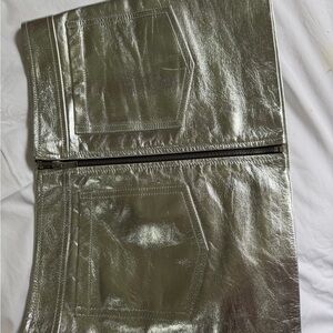 Saint Laurent Silver Metallic Garment